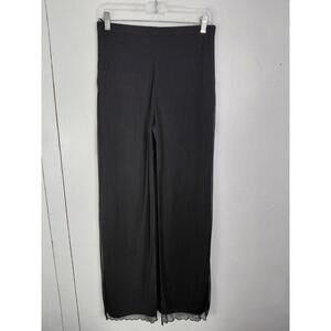 Vintage Connected Apparel Pants Womens Medium Wide Leg Goth Pull On Formal